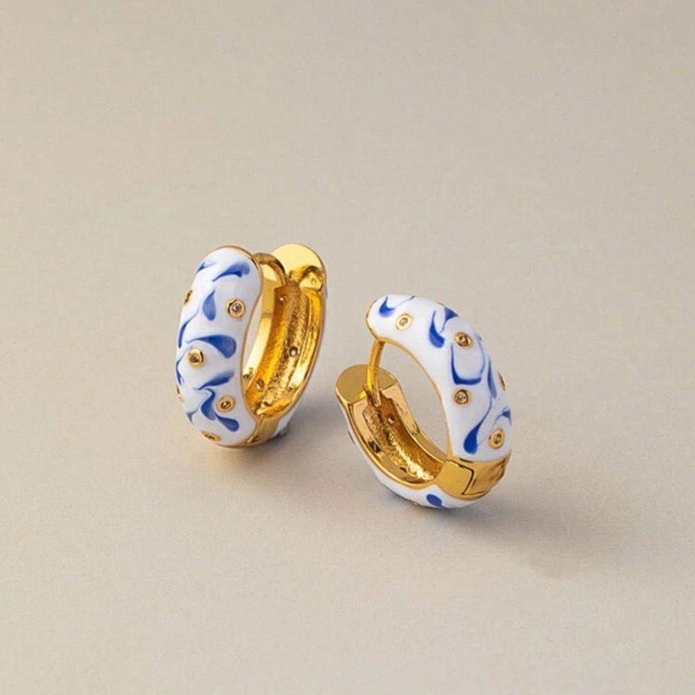 Bohemian hoop earrings N449